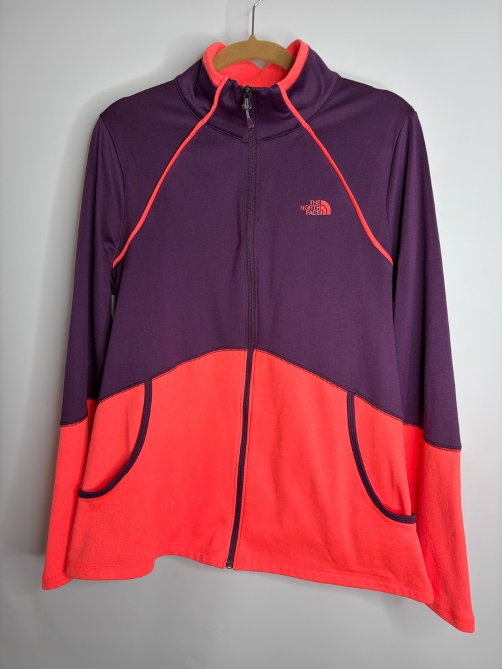 The North Face Women's Pullover - Coral & Deep Purple